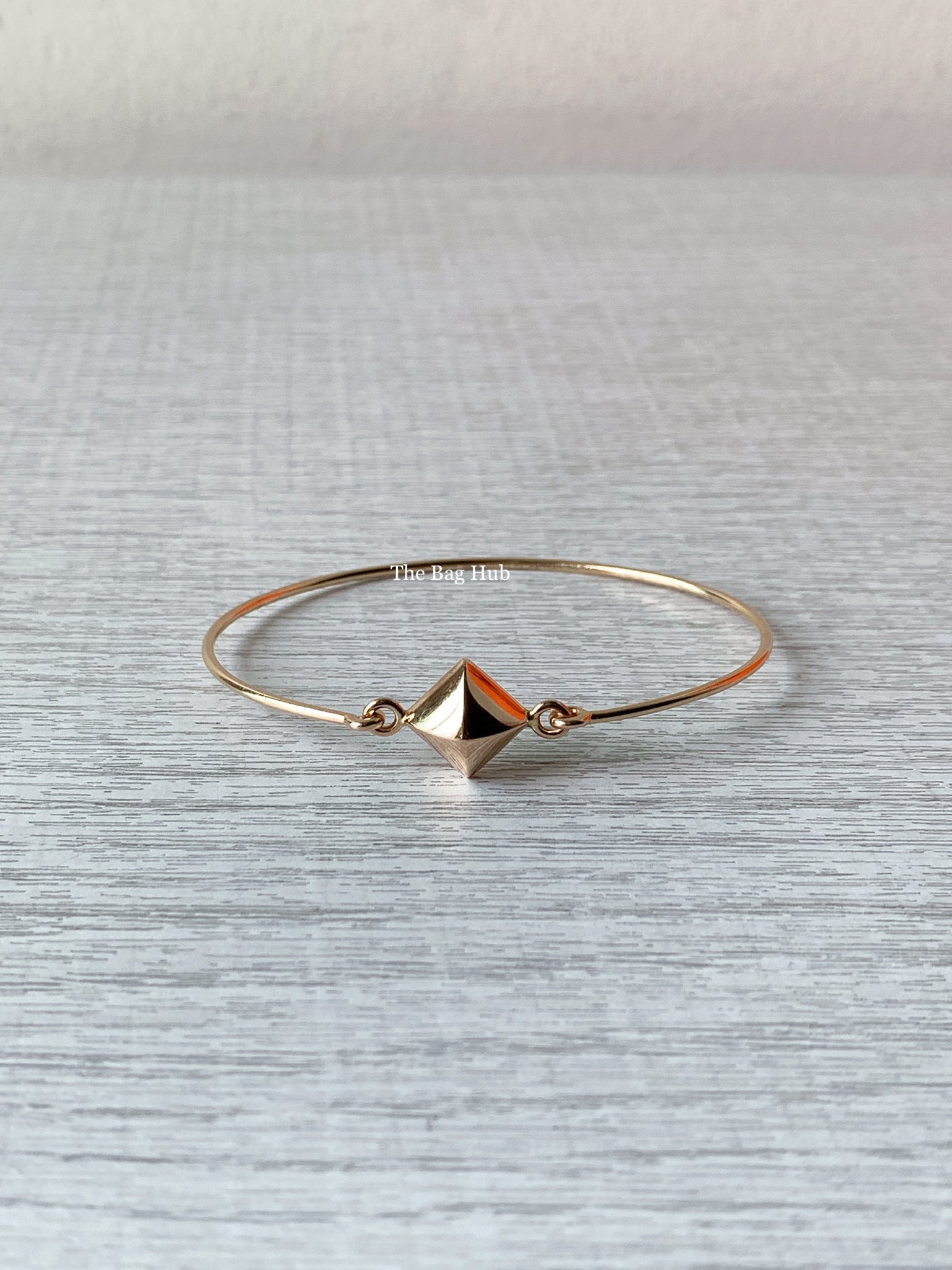 Hermes 18K Rose Gold Collier de Chien Rock Bracelet-3