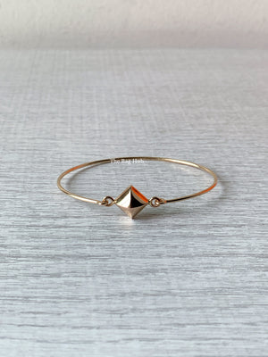 Hermes 18K Rose Gold Collier de Chien Rock Bracelet-3