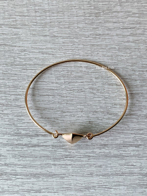Hermes 18K Rose Gold Collier de Chien Rock Bracelet-5