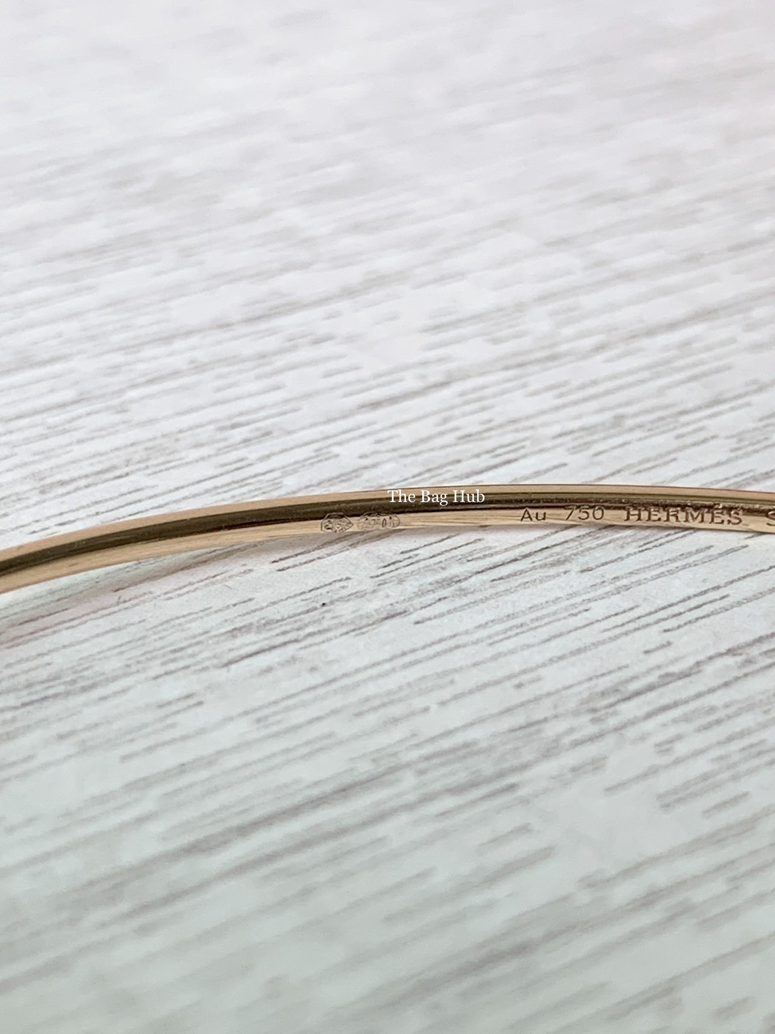 Hermes 18K Rose Gold Collier de Chien Rock Bracelet-9