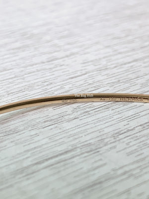 Hermes 18K Rose Gold Collier de Chien Rock Bracelet-9