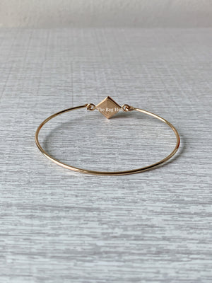 Hermes 18K Rose Gold Collier de Chien Rock Bracelet-4