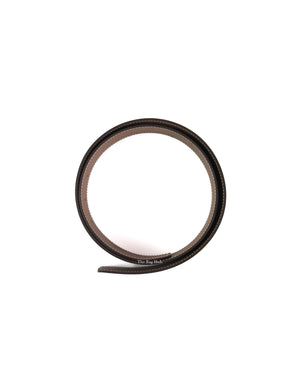 Hermes Black/Taupe Reversible Belt Strap Size 80