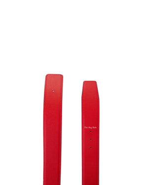 Hermes Red/Black Reversible Belt Strap Size 85-7