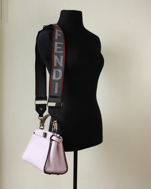 Fendi Anemone Mini Selleria Peekaboo Bag with Free Strap You-13