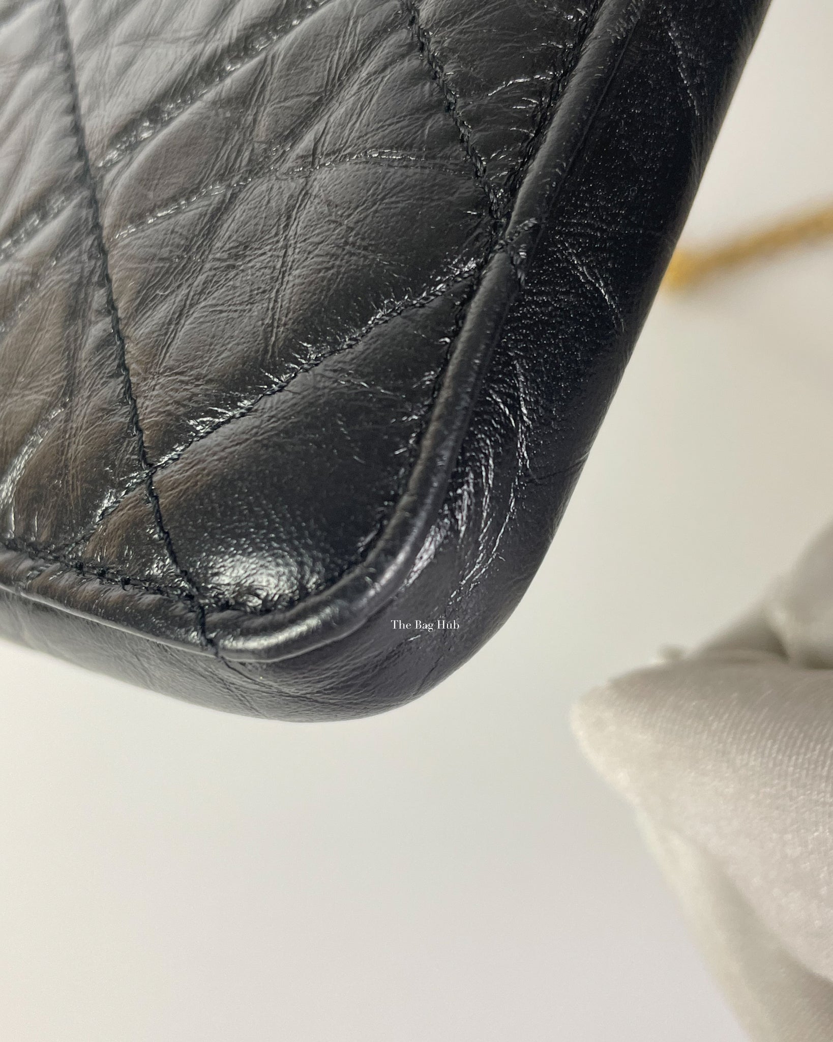 Chanel Black Reissue 2.55 Phone Holder with Chain - 15
