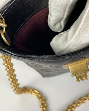 Chanel Black Reissue 2.55 Phone Holder with Chain - 17