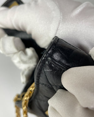 Chanel Black Reissue 2.55 Phone Holder with Chain - 18