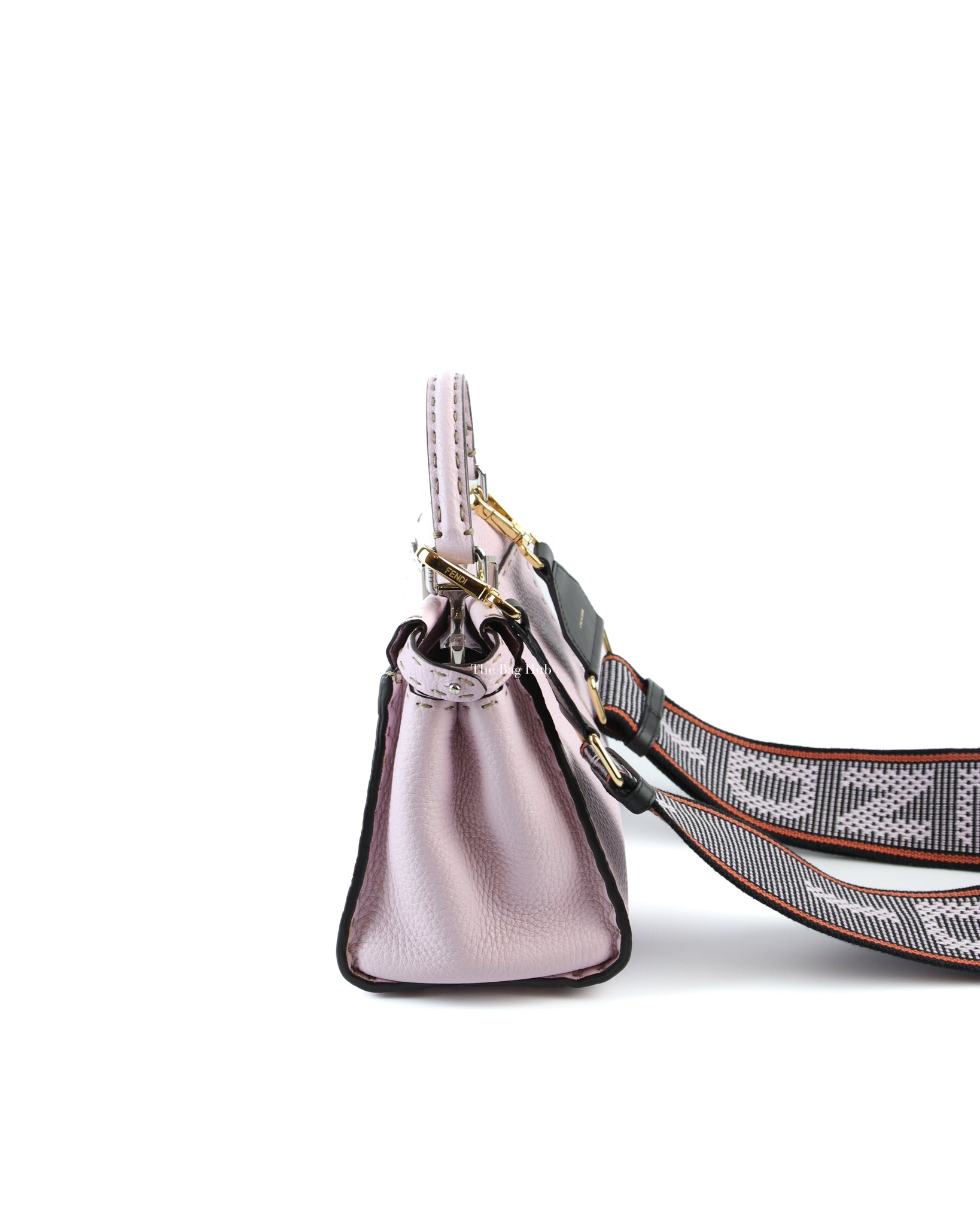 Fendi Anemone Mini Selleria Peekaboo Bag with Free Strap You-5
