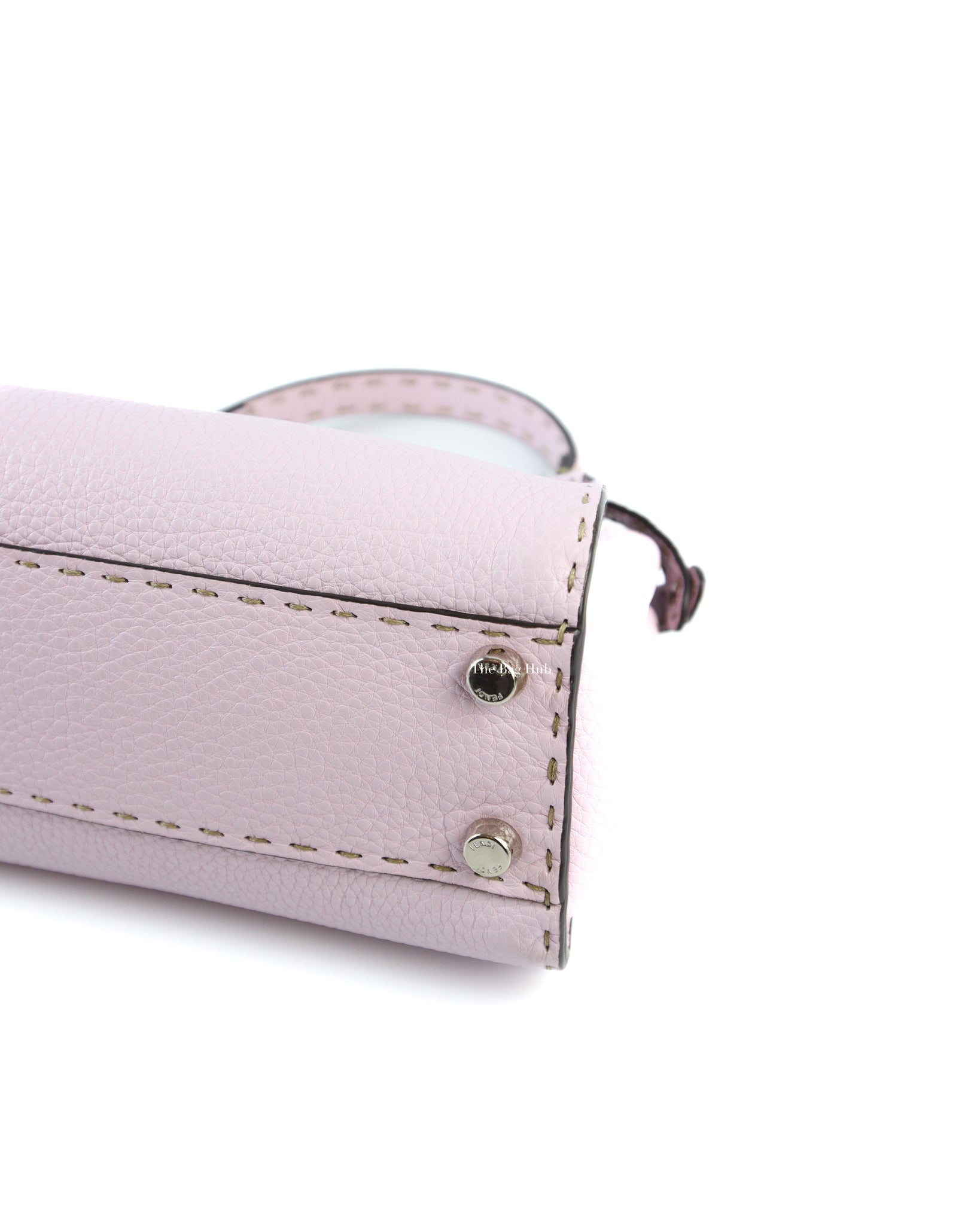 Fendi Anemone Mini Selleria Peekaboo Bag with Free Strap You-8