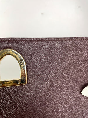 Dior Bordeaux Medium Diorama Flap Bag