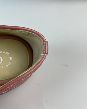 Chanel Metallic Pink Loafers 37.5 C-12