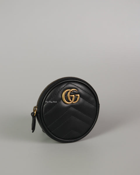 Gucci Black GG Marmont Coin Purse The Bag Hub - Main Image