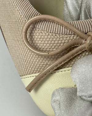 Chanel Beige/White Canvas Pumps Size 36.5 C