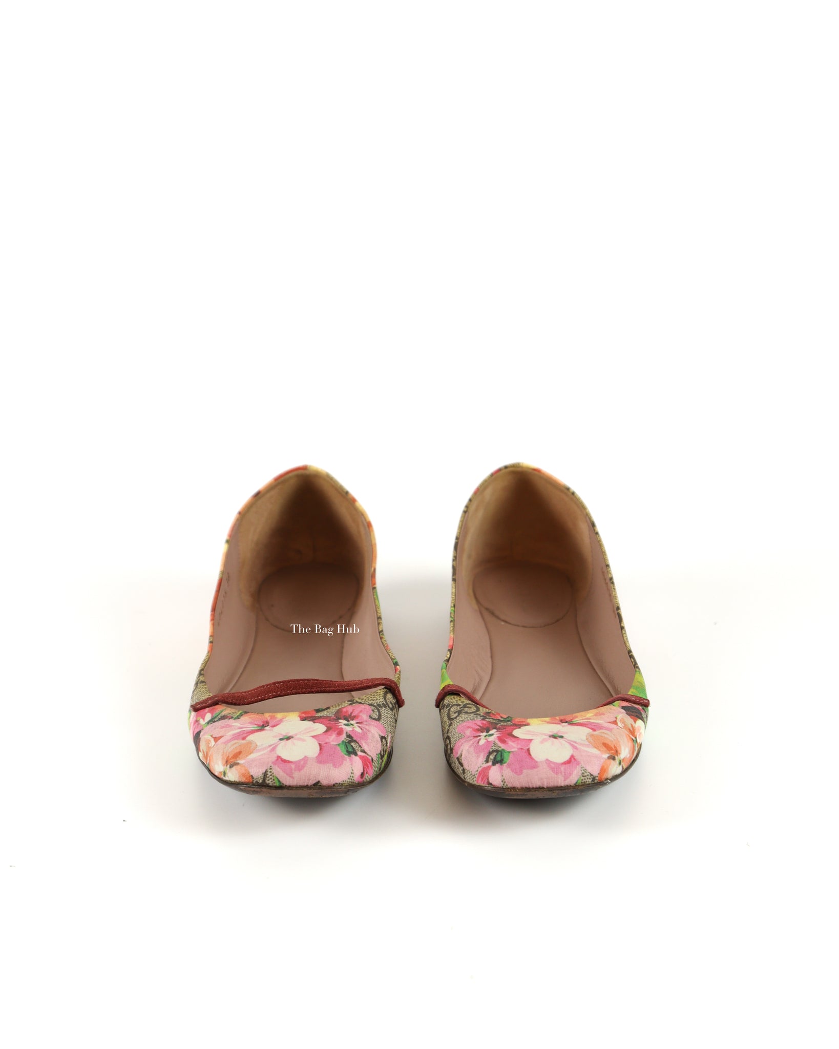 Gucci Blooms GG Supreme Ballet Flats Size 38-3