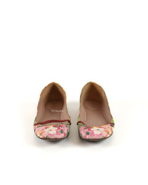 Gucci Blooms GG Supreme Ballet Flats Size 38-3