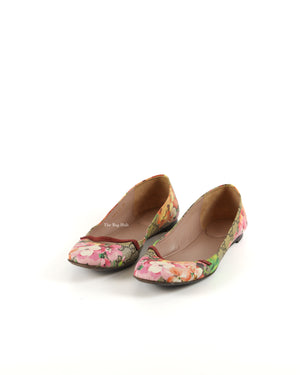 Gucci Blooms GG Supreme Ballet Flats Size 38-2