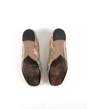 Gucci Blooms GG Supreme Ballet Flats Size 38-8