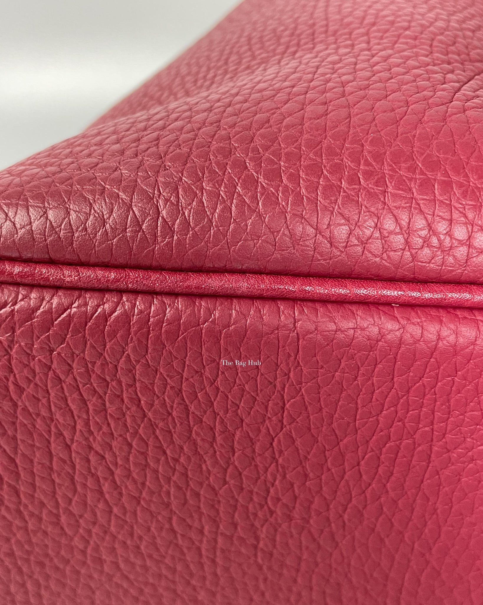 Hermes Rouge Grenat Clemence Picotin 18 PHW