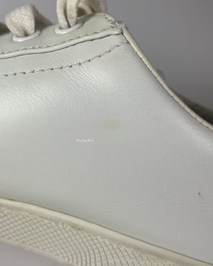 Prada White Calzature Donna Sneakers Size 35.5-14