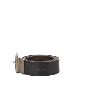 Louis Vuitton Black/Brown Damiere Print Reversible 40MM Belt 100CM