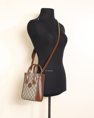 Gucci GG Supreme Interlocking GG Mini Tote Bag
