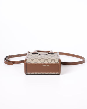 Gucci GG Supreme Interlocking GG Mini Tote Bag