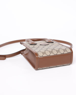 Gucci GG Supreme Interlocking GG Mini Tote Bag