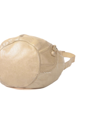 Balenciaga Beige Pompon G21 Hobo Bag