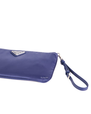 Prada Blue Tessuto Pouch 1NH545 - 8