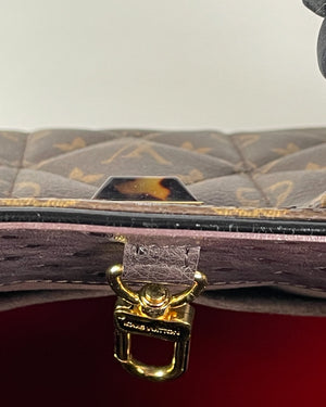Louis Vuitton Limited Edition Bordeaux Exotique Monogram Majestueux Tote Bag