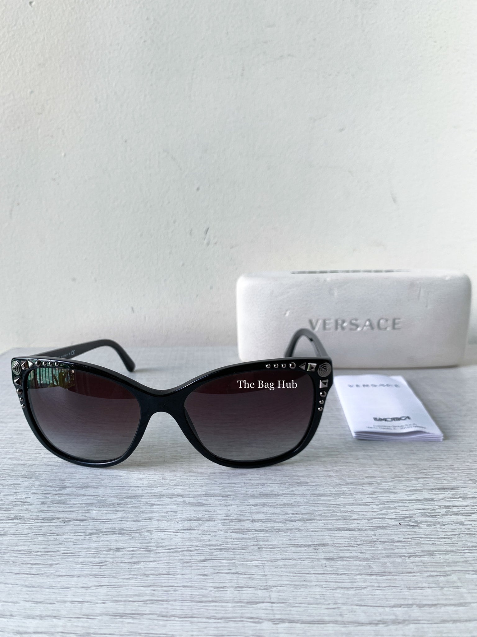 Versace Black Stud Lady Gaga Sunglasses 4270-11
