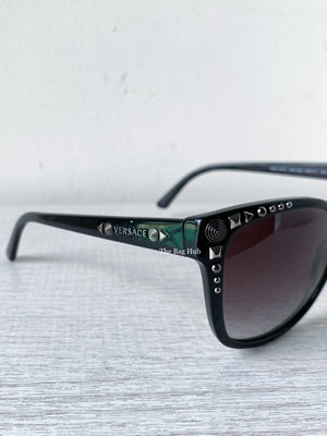 Versace Black Stud Lady Gaga Sunglasses 4270-10