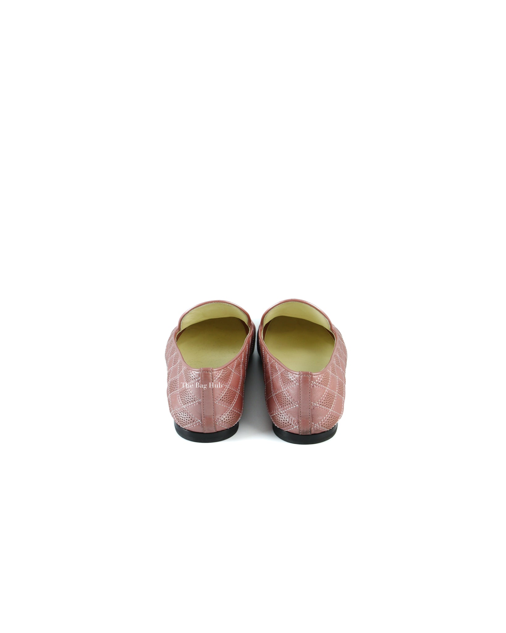 Chanel Metallic Pink Loafers 37.5 C-7