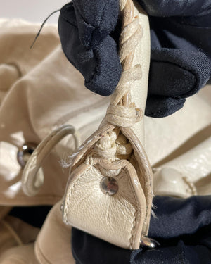 Balenciaga Beige Pompon G21 Hobo Bag