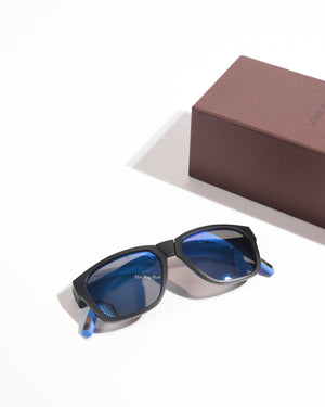 Louis Vuitton Blue/Black Foldable Sunglasses Z0827W