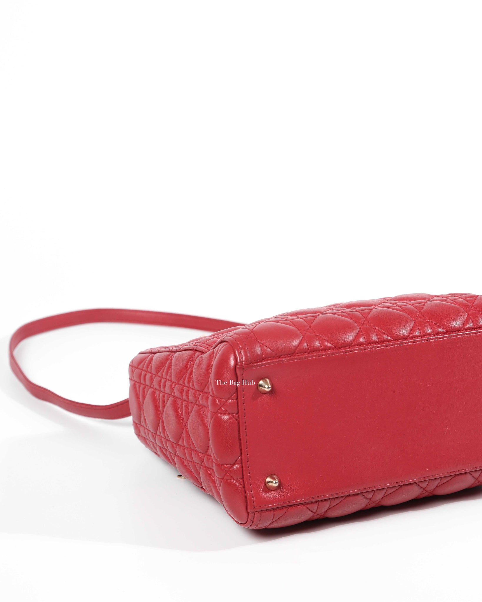 Dior Red Lady Dior Small Bag