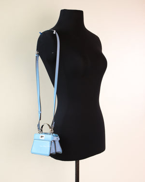 Fendi Light Blue Nano Peekaboo Bag-13