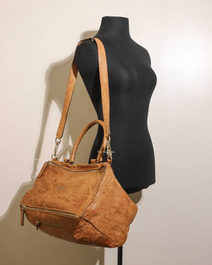 Givenchy Brown Wrinkled Sheepskin Pandora Large Bag-12