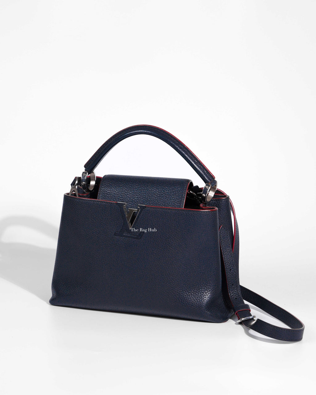Louis Vuitton Navy Blue Capucines MM Bag-1