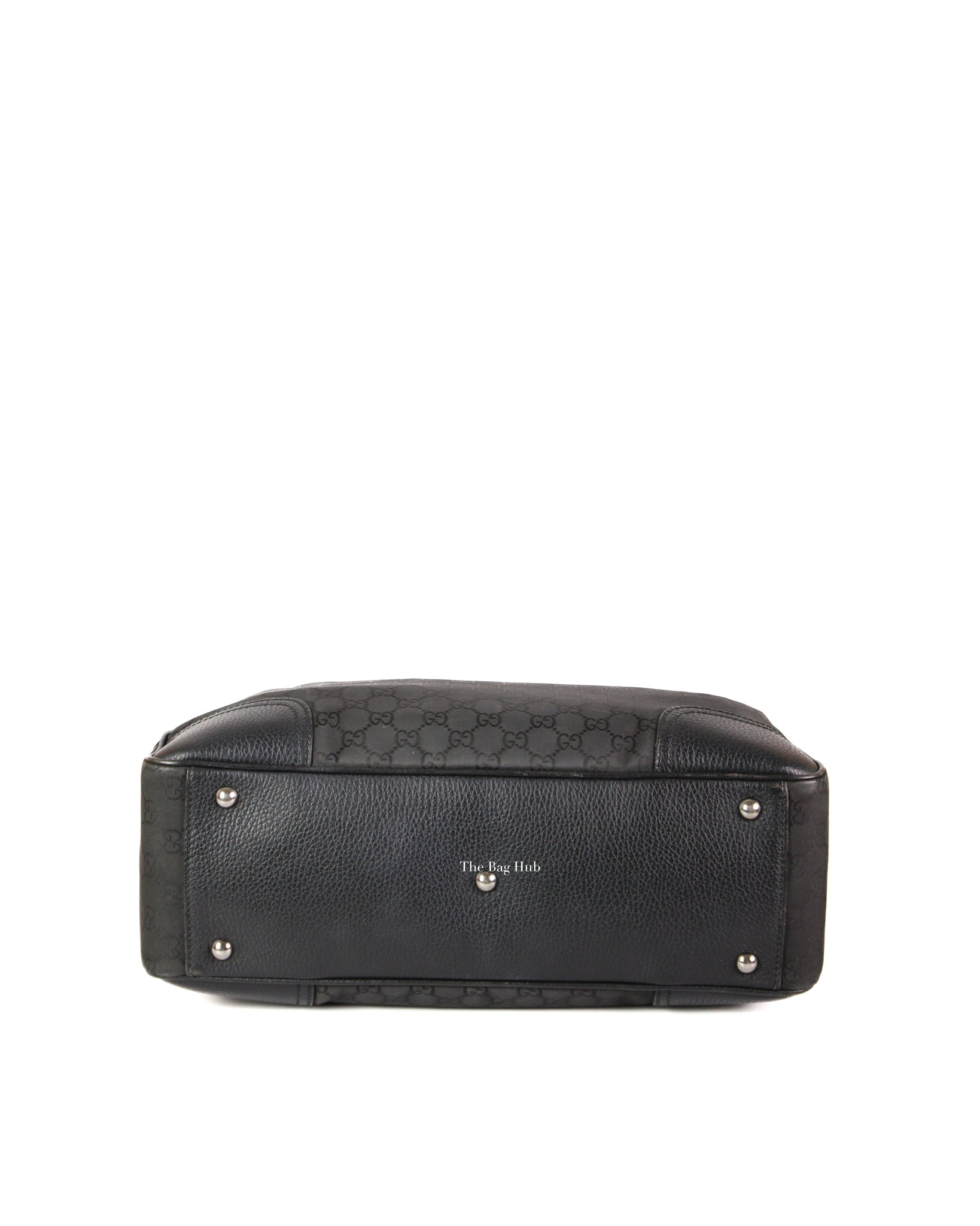 Gucci Black Canvas Princy Medium Tote Bag
