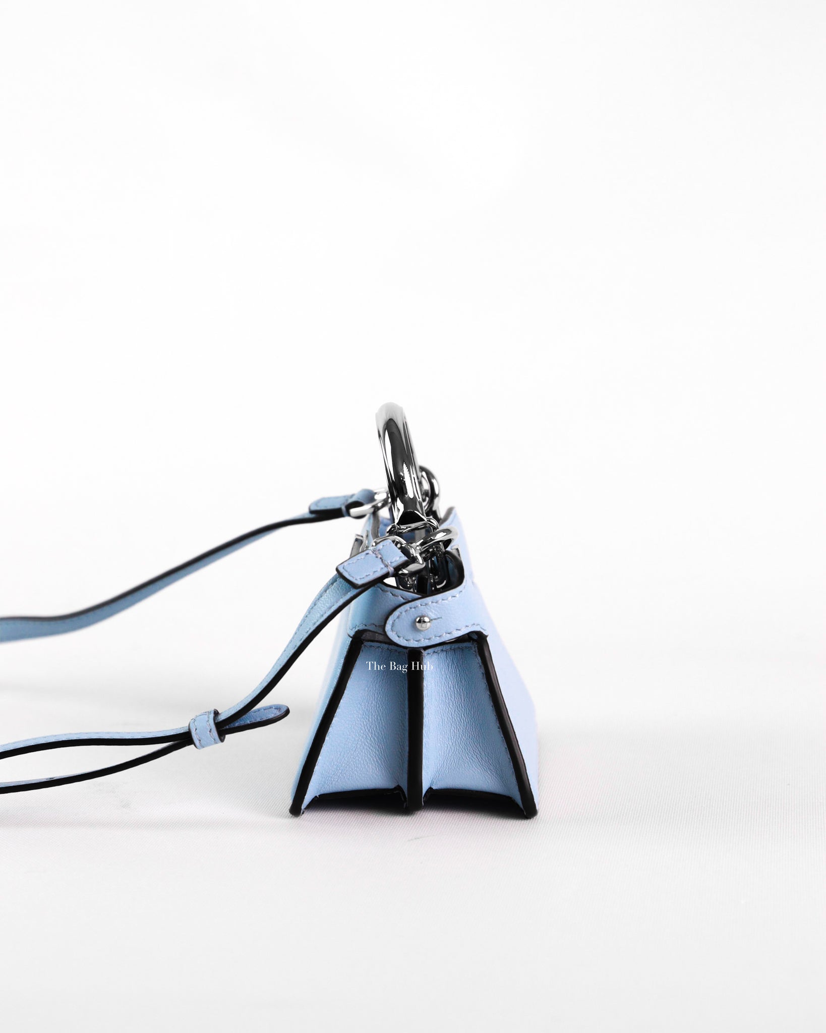 Fendi Light Blue Nano Peekaboo Bag-6