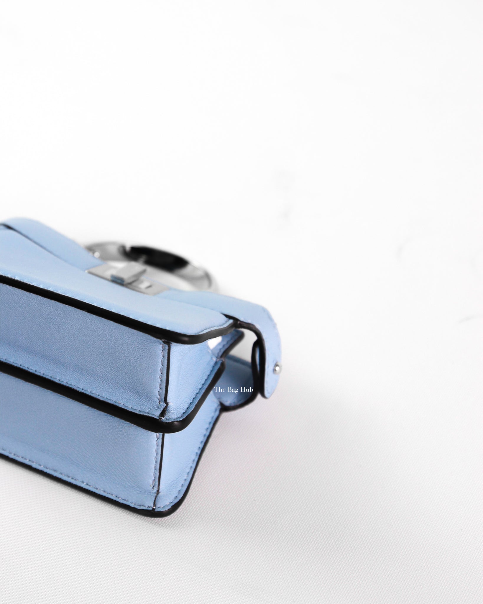 Fendi Light Blue Nano Peekaboo Bag-9