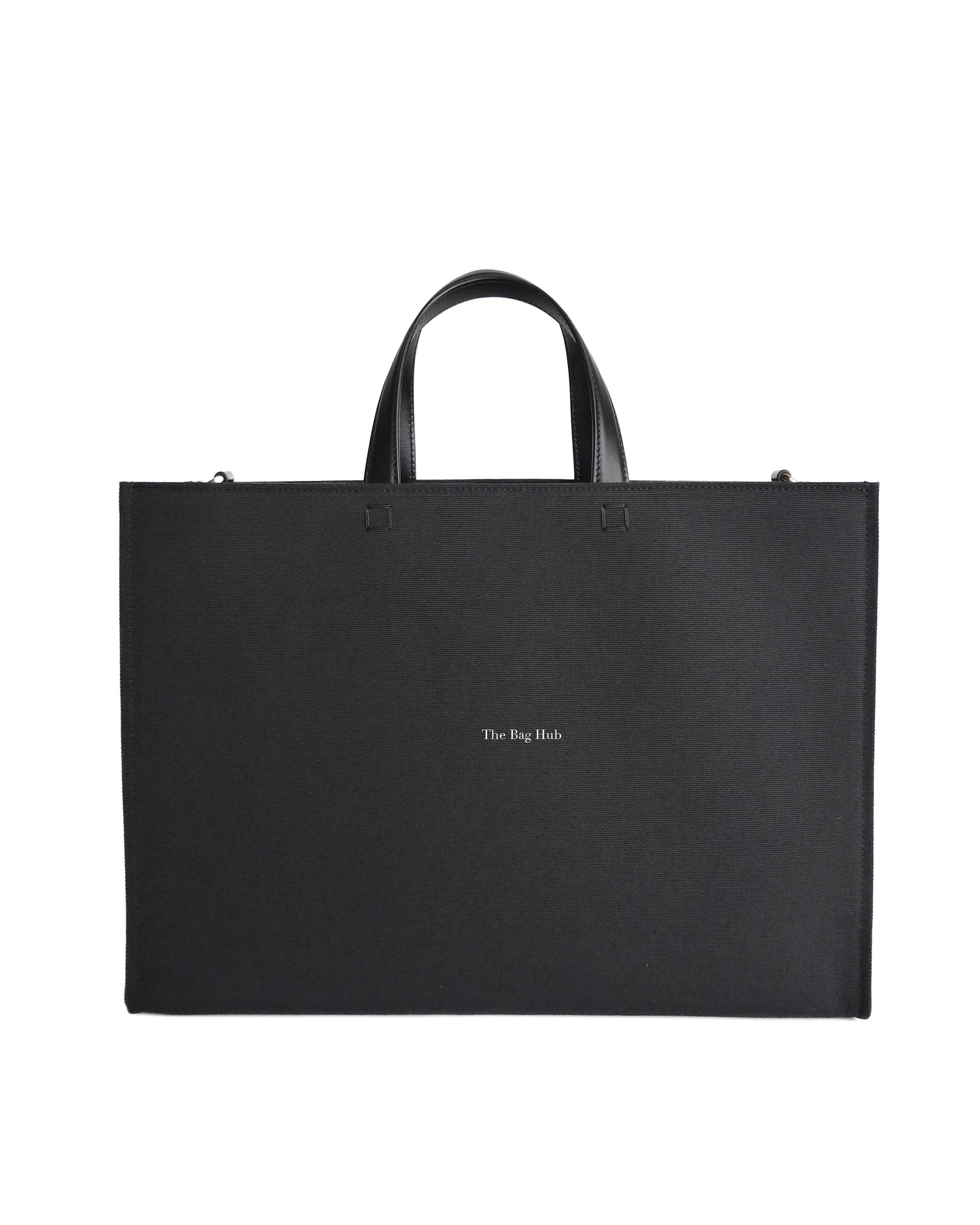 Givenchy Black Canvas Rainbow Medium G Tote Shopping Bag