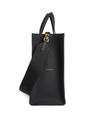 Givenchy Black Canvas Rainbow Medium G Tote Shopping Bag