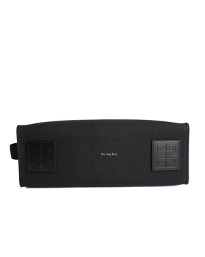 Givenchy Black Canvas Rainbow Medium G Tote Shopping Bag