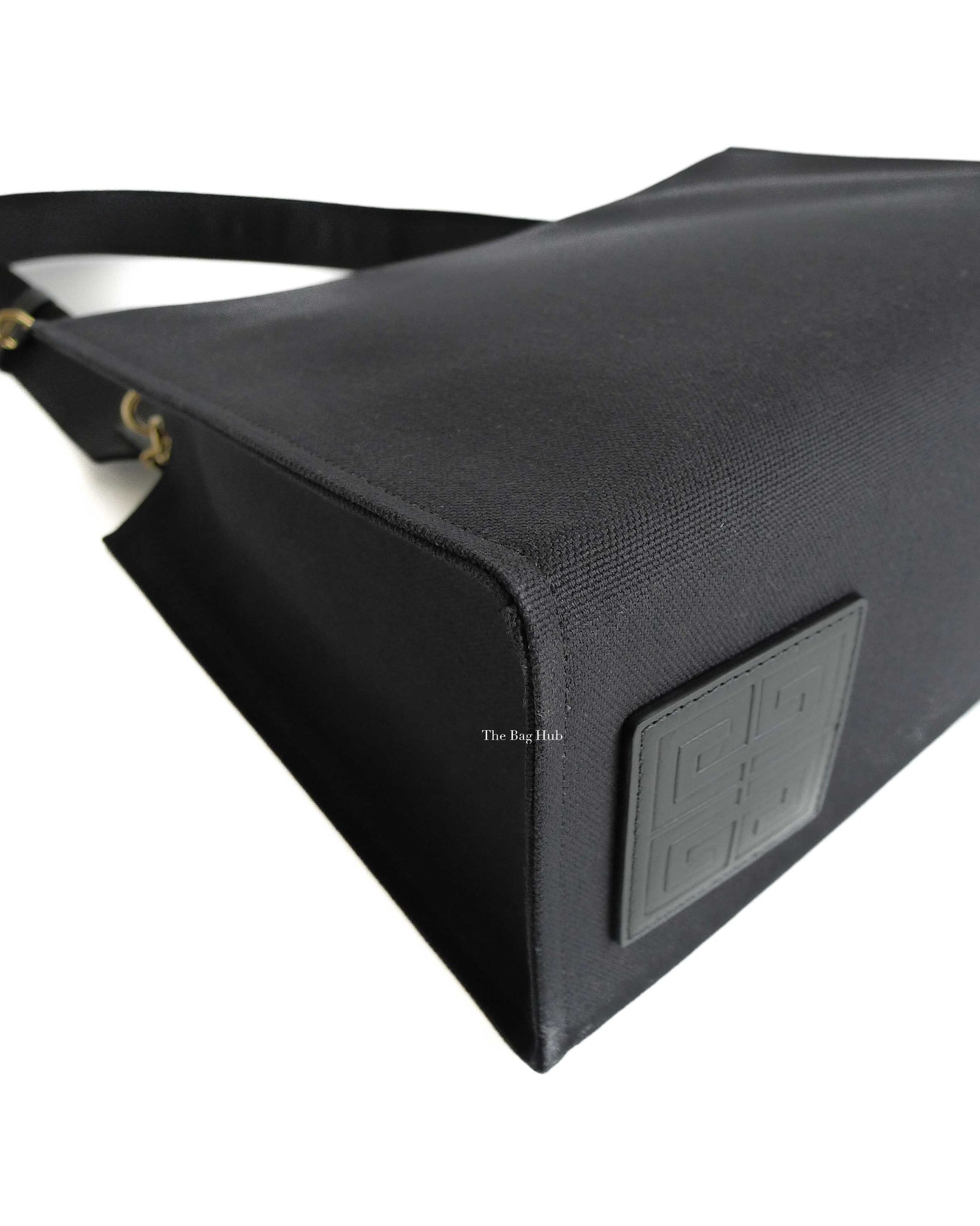 Givenchy Black Canvas Rainbow Medium G Tote Shopping Bag