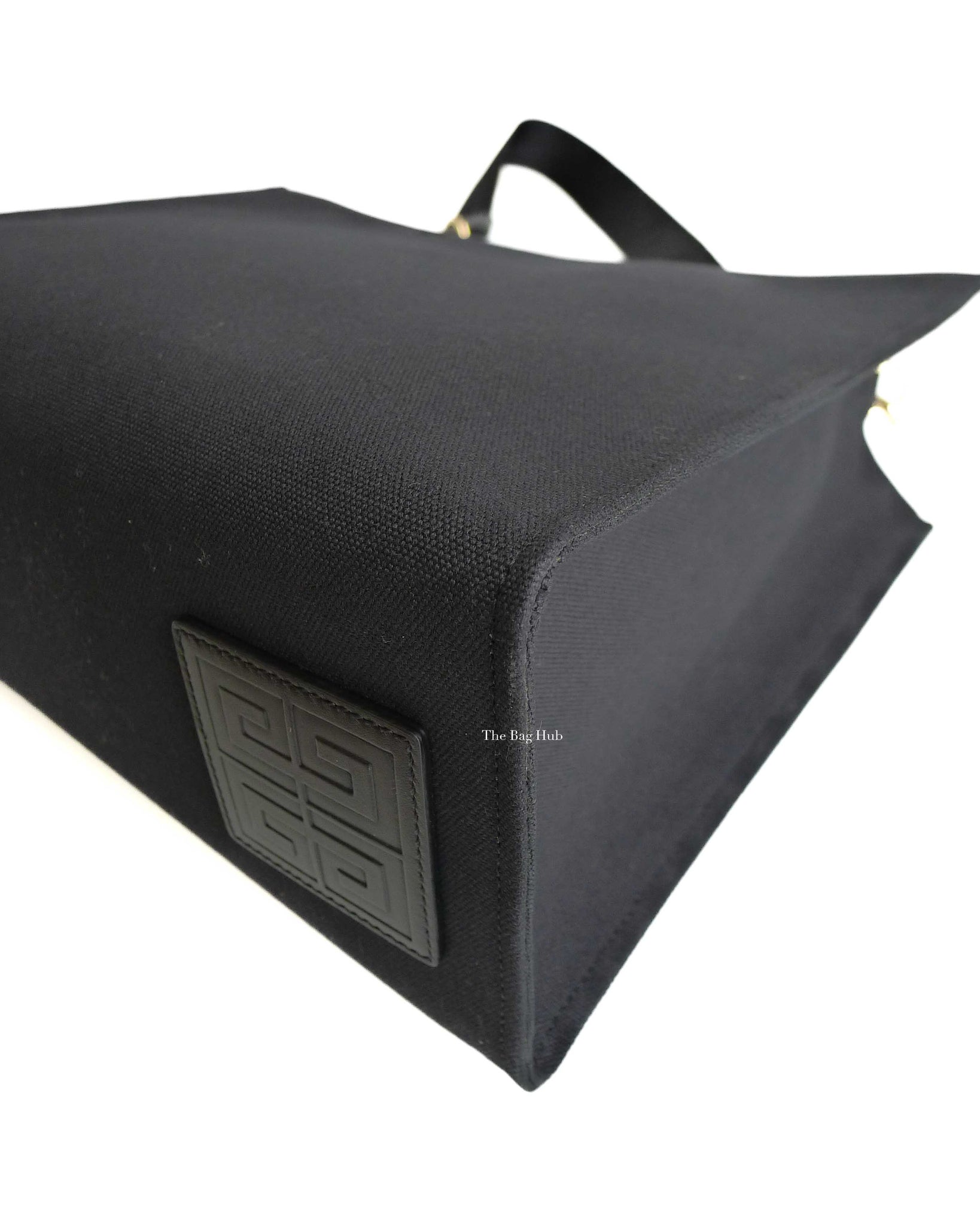 Givenchy Black Canvas Rainbow Medium G Tote Shopping Bag