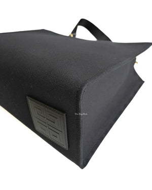 Givenchy Black Canvas Rainbow Medium G Tote Shopping Bag
