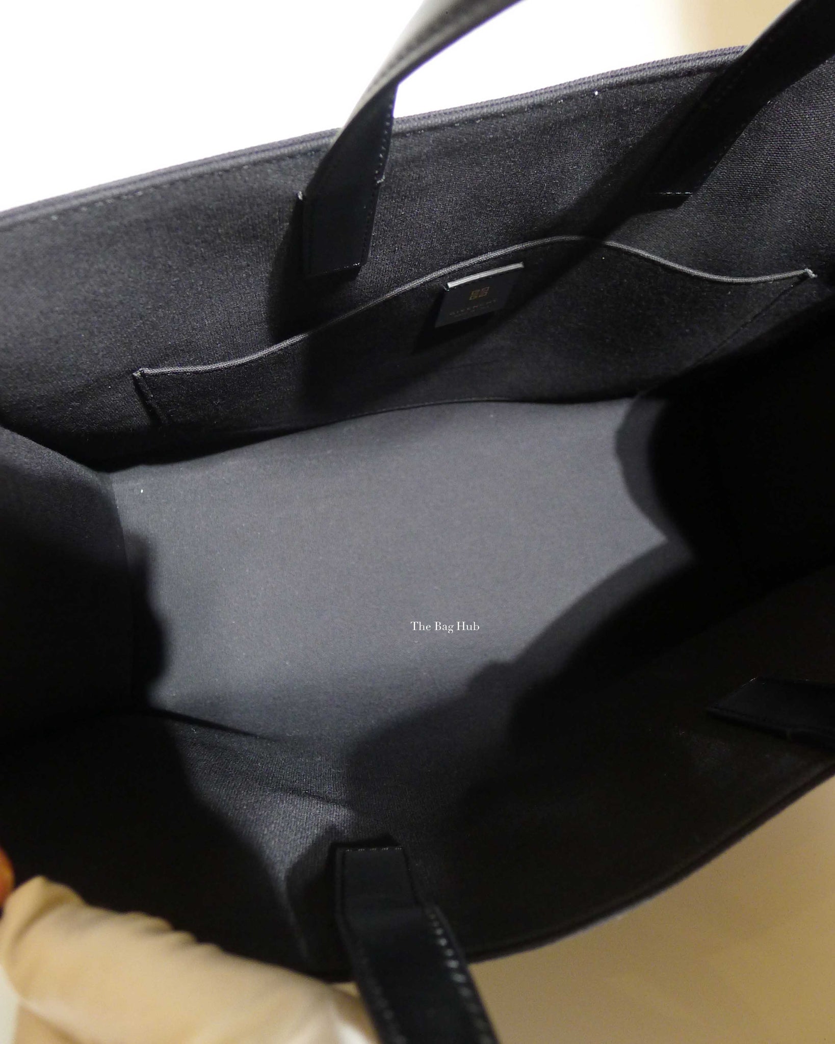 Givenchy Black Canvas Rainbow Medium G Tote Shopping Bag